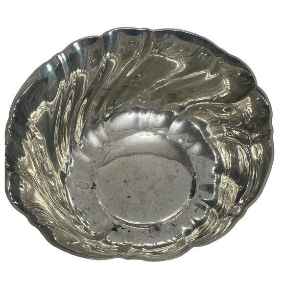 Vintage Stieff Pewter Bowl Smithsonian Institution 6" Round - Picture 6 of 11